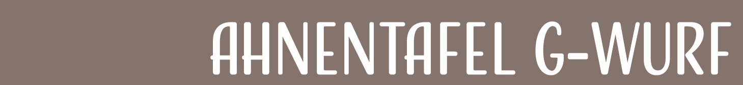 Ahnentafel G-Wurf